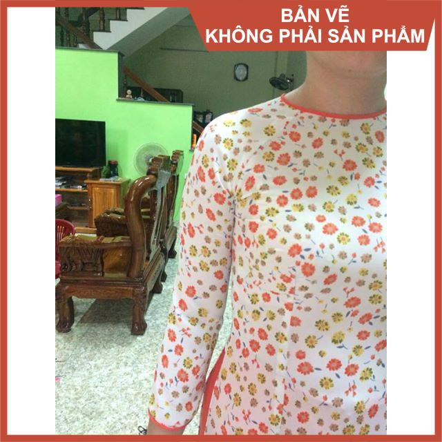 Rập giấy A0 (Bản vẽ) - áo dài cổ kiềng AD27 (BẢN VẼ)