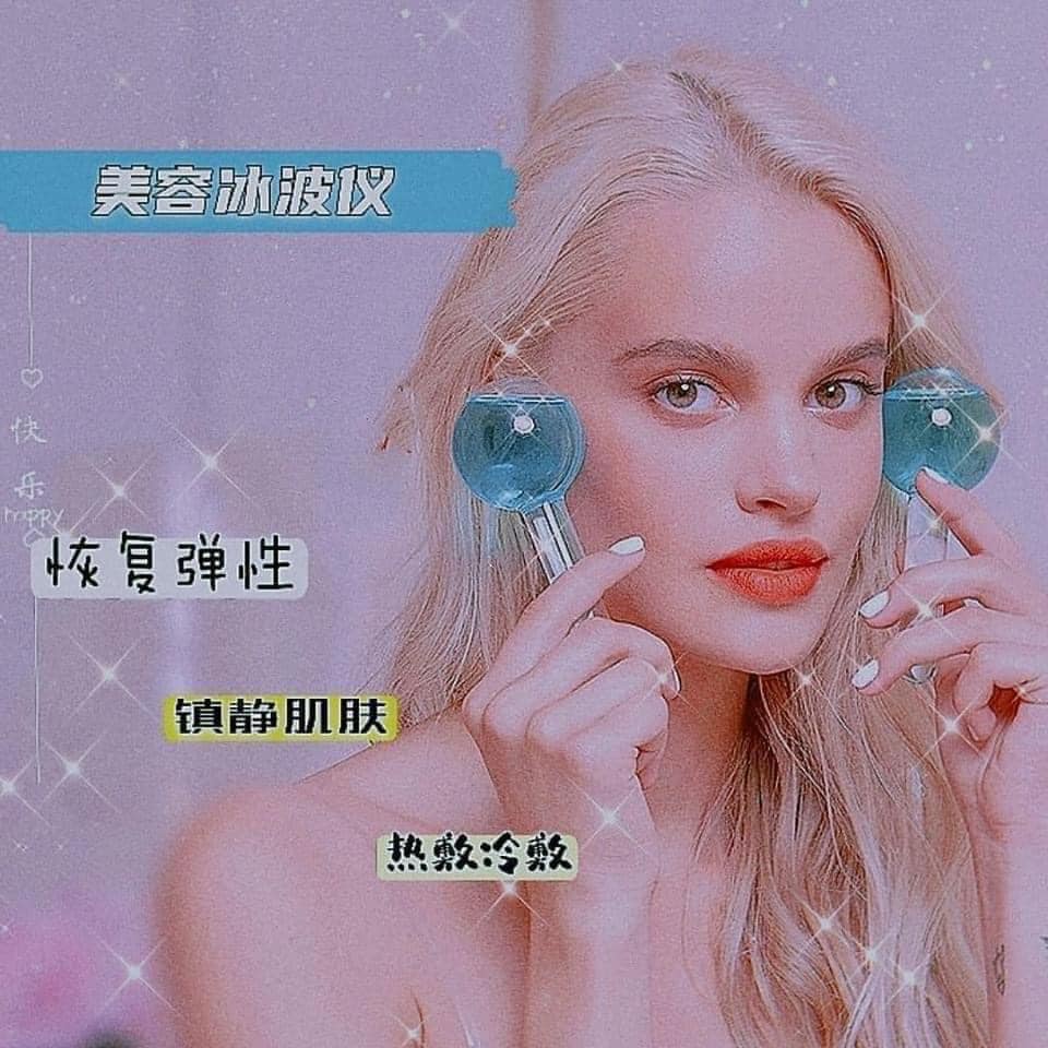 Quả cầu lạnh massage mặt, đẩy tinh chất