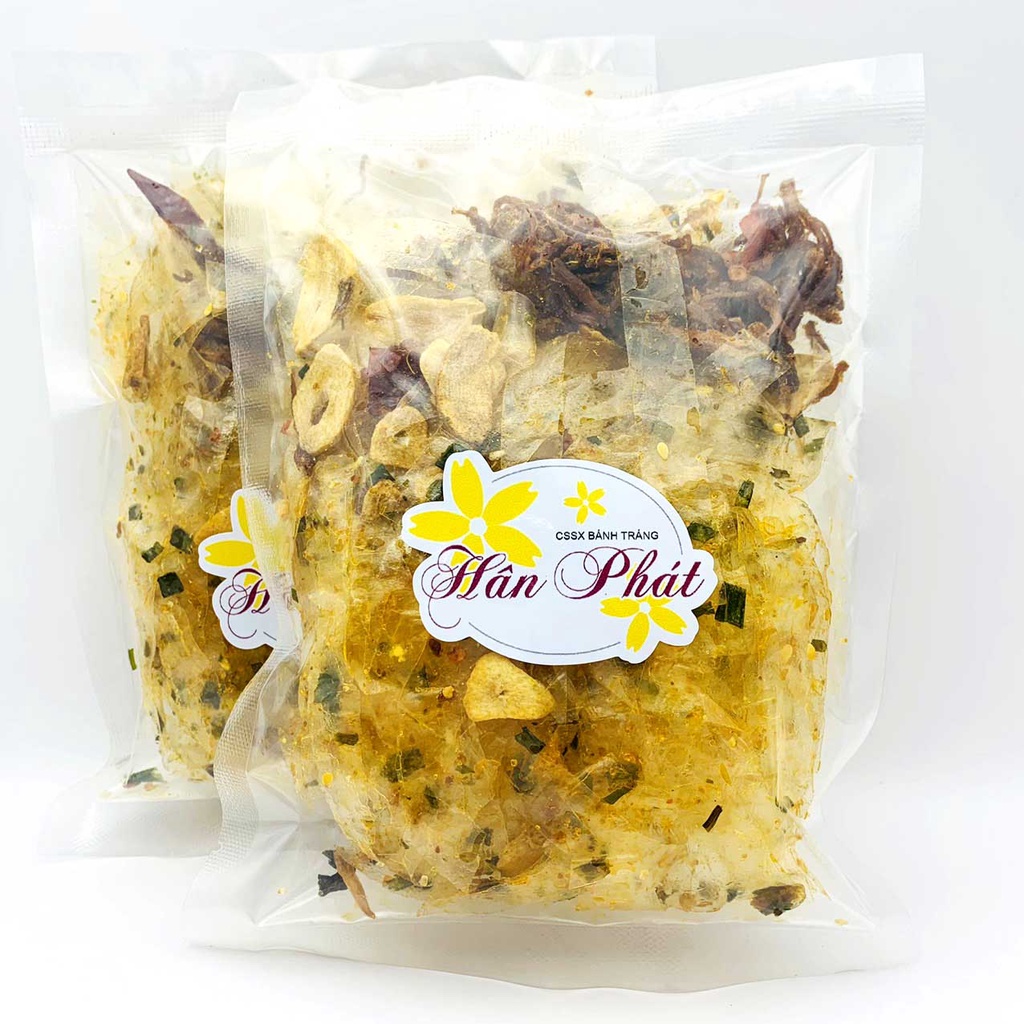 BÁNH TRÁNG SỢI HÀNH TRỘN BÒ TỎI