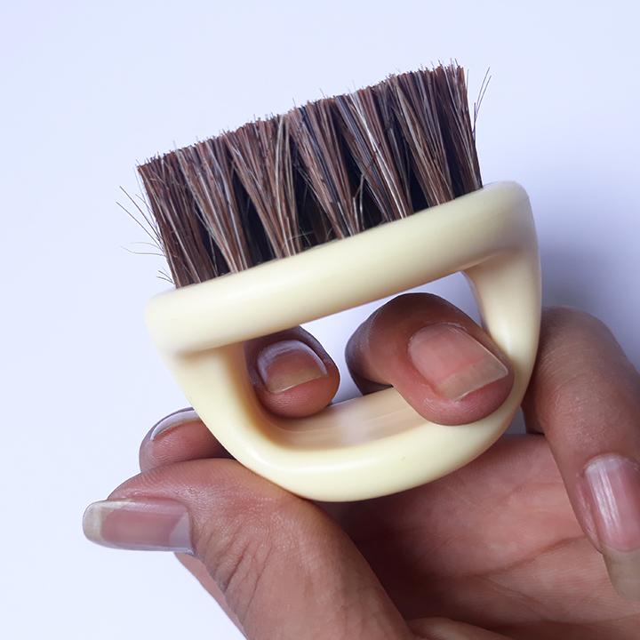 Chổi Phủi Tóc, Phủi Tóc Nhẫn Barber - trắng