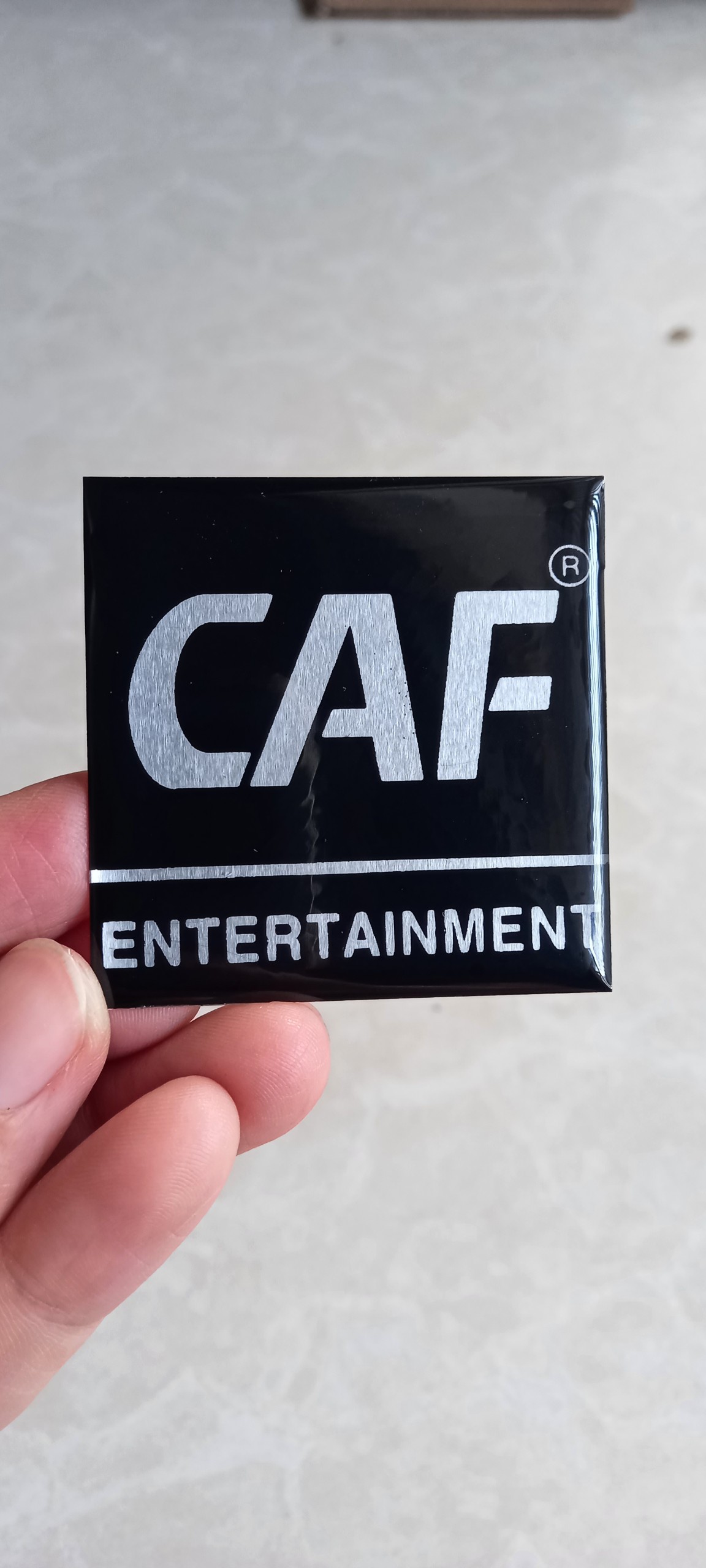 Tem Dán Thùng Loa CAF ( Trắng 1 bộ 23k)