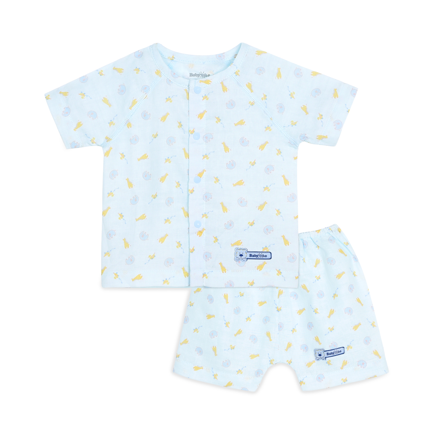 BỘ SƠ SINH XÔ NHẬT TAY NGẮN 1214- HELLO BB (họa tiết ngẫu nhiên)