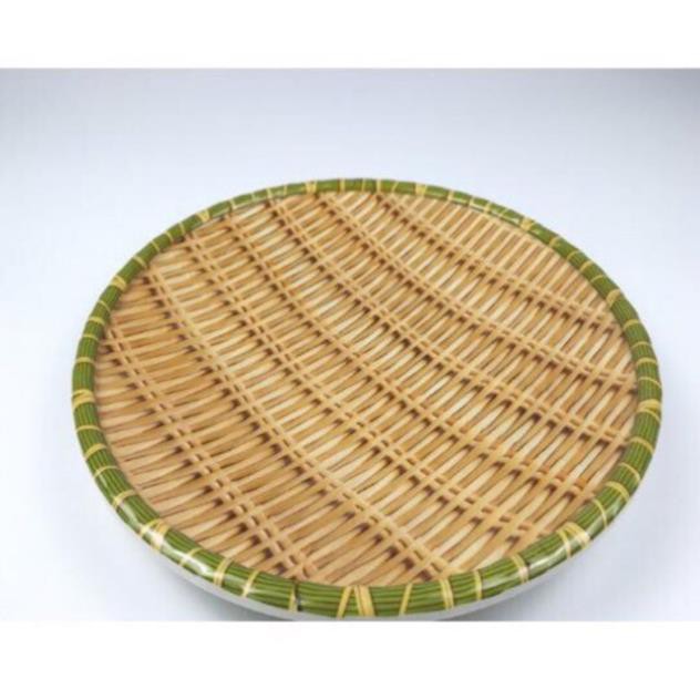 [KHO SỈ] Đĩa Phíp Giả Tre Đan - Mẹt Đựng Đồ Ăn Hình Tròn(20cm,23cm,25cm,30cm,35cm)