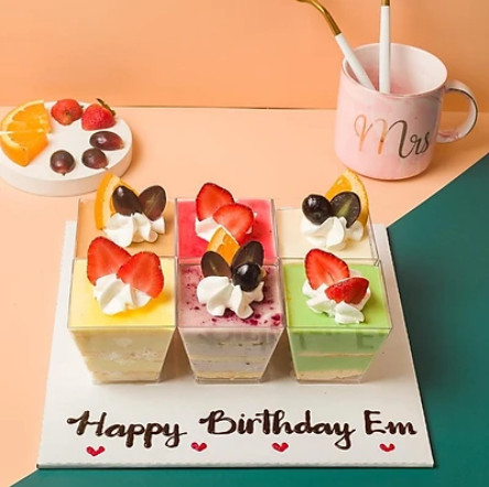 Set 10 Cốc Mousse hình thang 7065