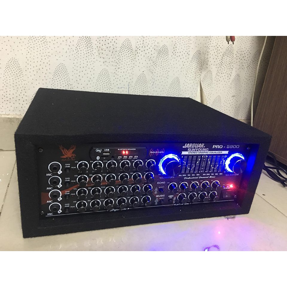 AMPLY JARGUNIS 12SÒ CÓ USB BLUETOOTH VÀ EQ CHỈNH NHẠC 4 LỖ MICRO