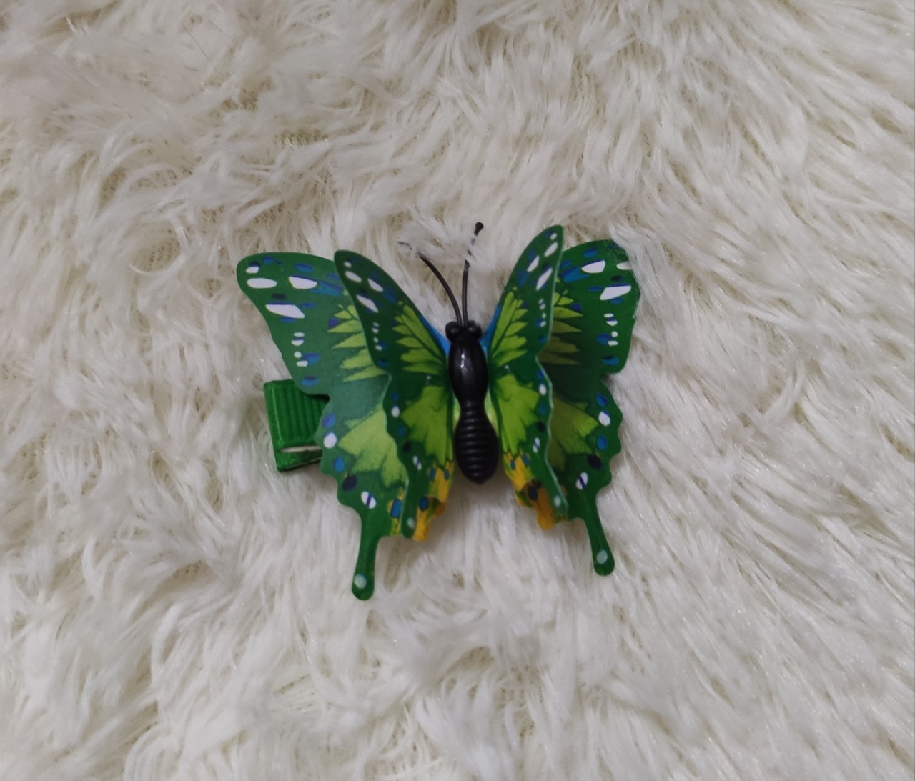 Kẹp handmade bướm nổi 2 lớp 3D