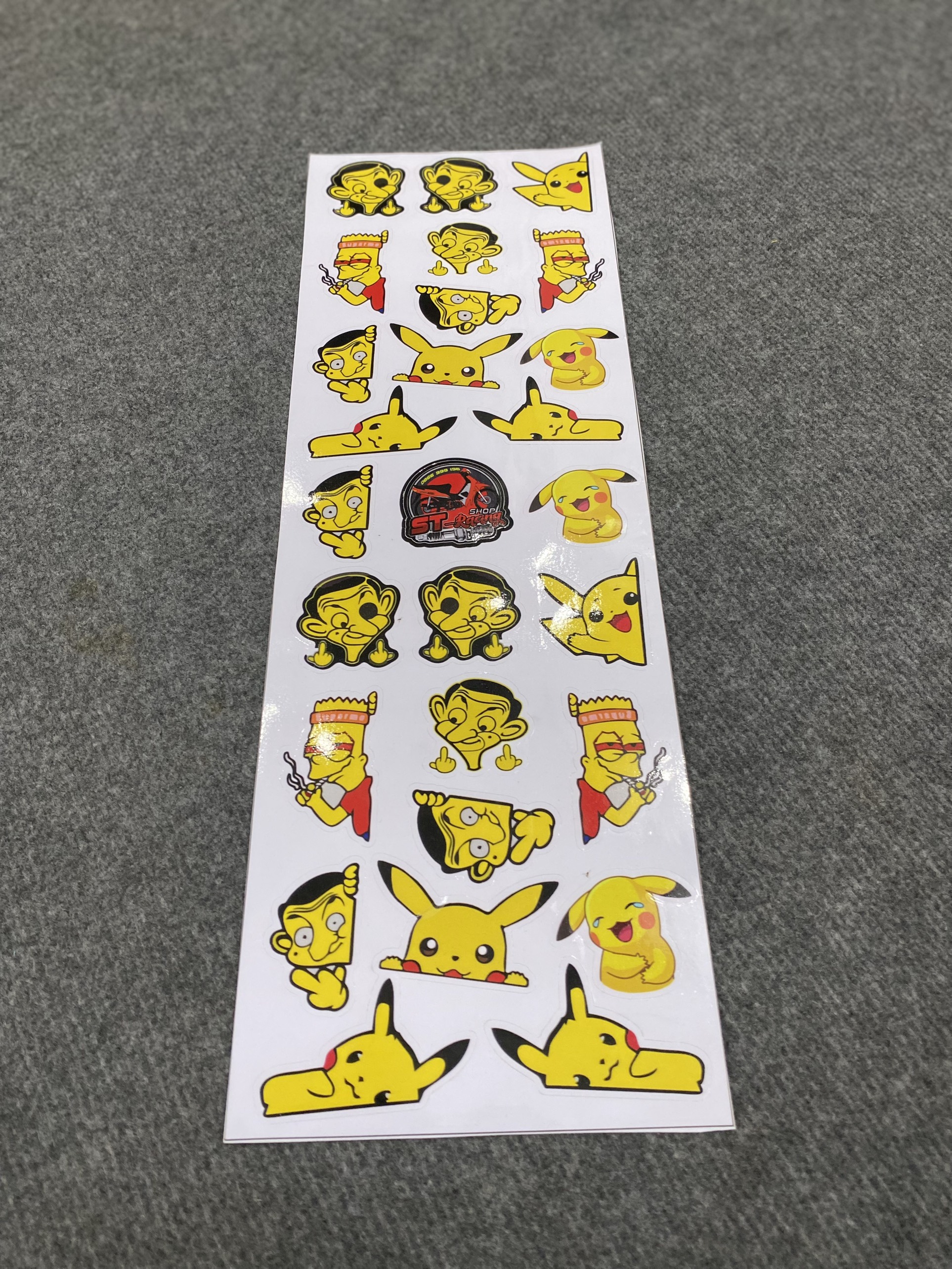 Tem Stick, Logo trang trí dán xe .