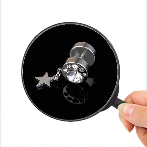 Bông Tai Nam Cá Tính Titan Ko Đen TT 3533 - 1 Chiếc