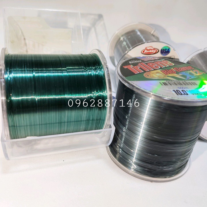 cước câu cá cước mỹ triline x12 500m VIP