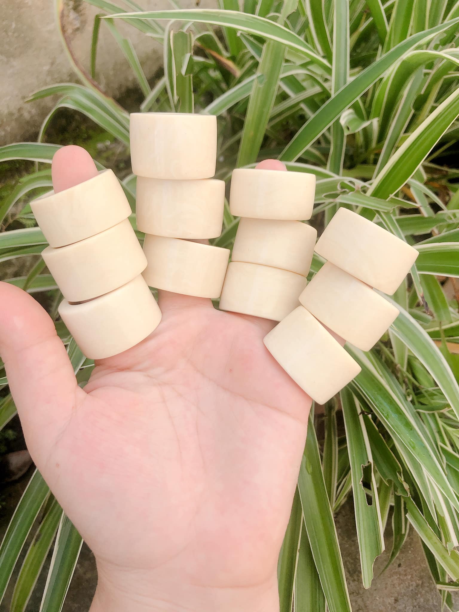 Nhẫn xương mỹ nghệ bản càn long