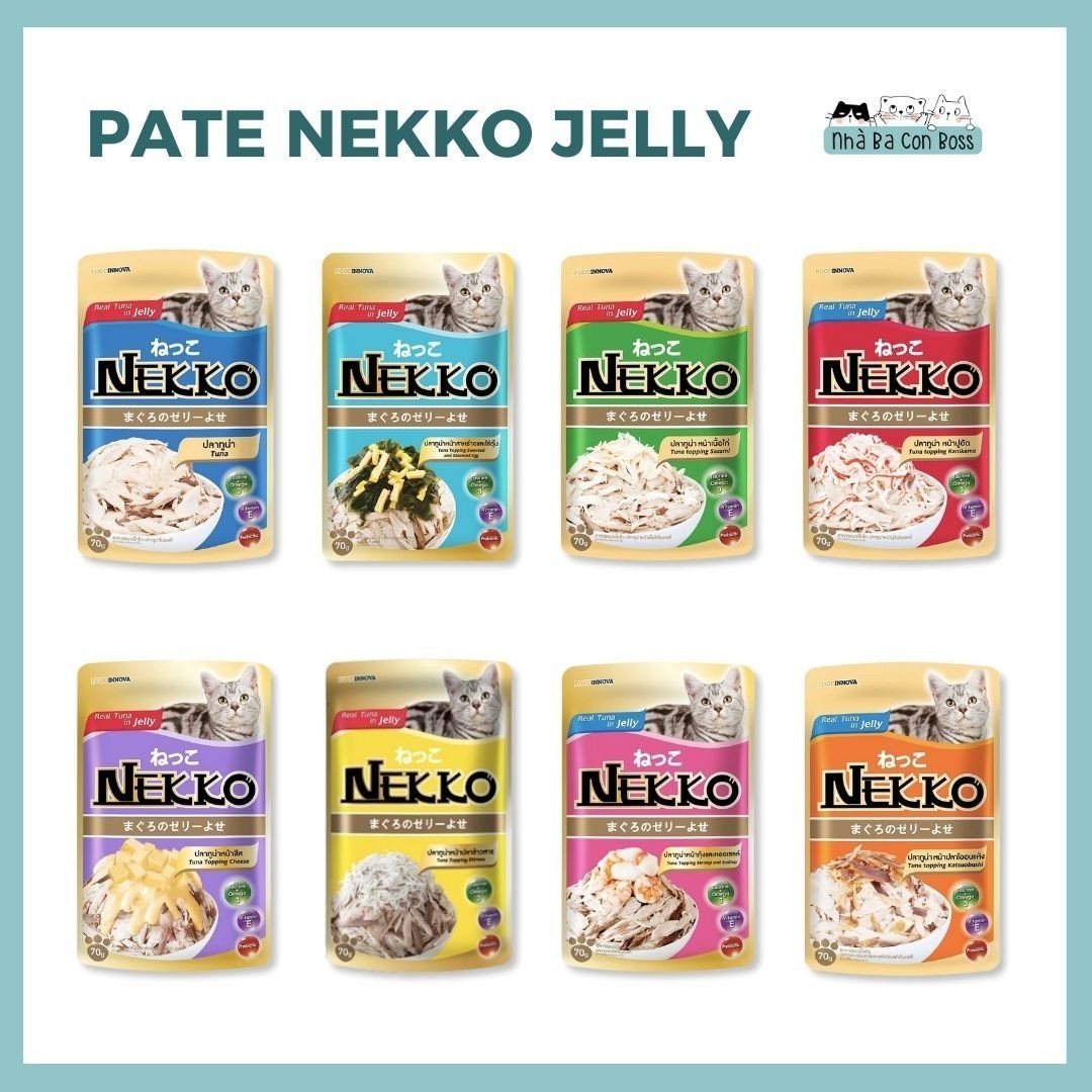[Combo 12 Gói] Pate Cho Mèo Nekko 70g
