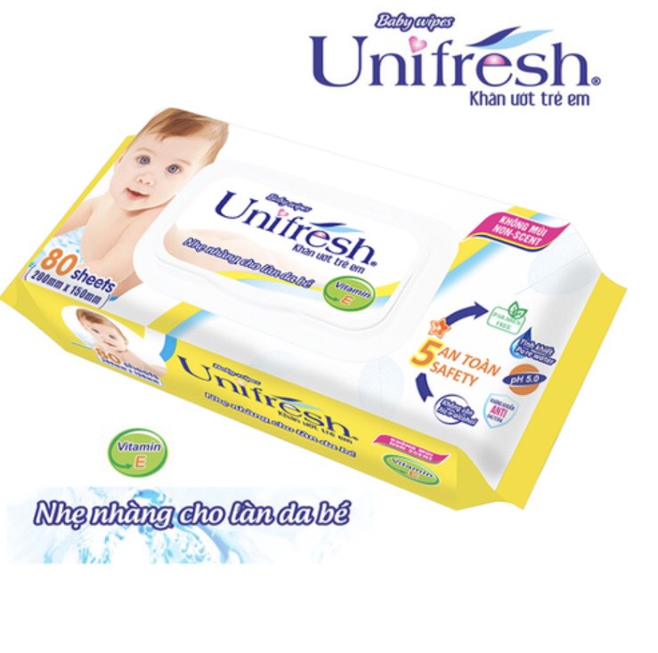 Khăn Ướt Unifresh  80 tờ