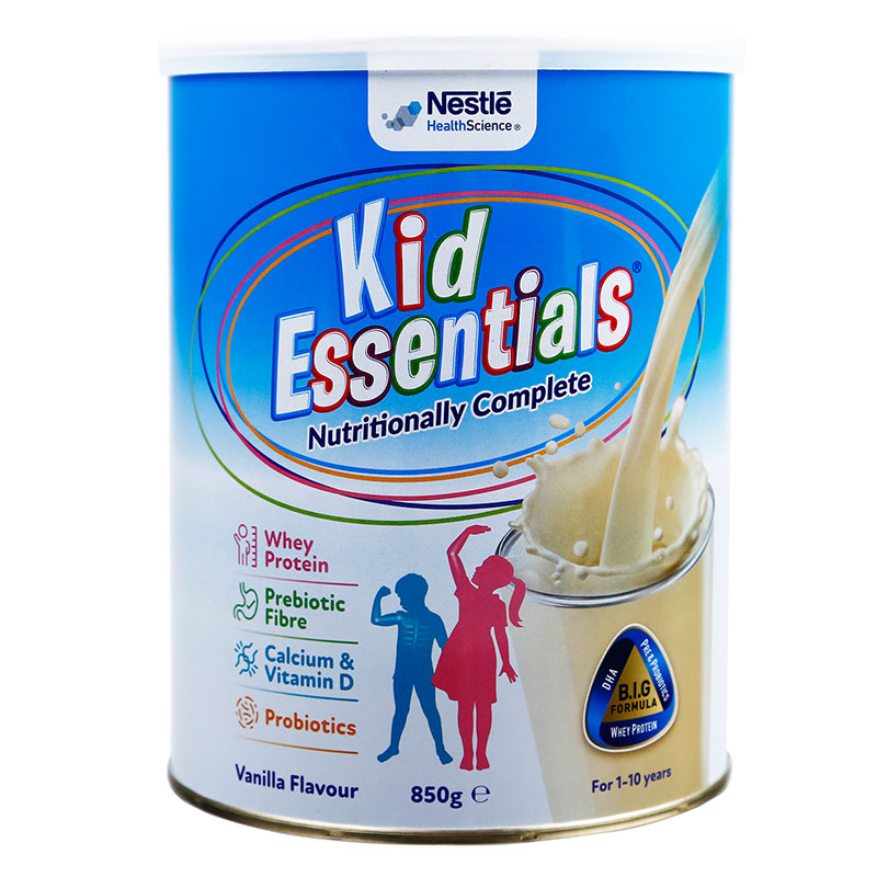 [HCM]Sữa Kid Essentials Nestle Cho Trẻ Biếng Ăn 800G (1-10 tuổi)