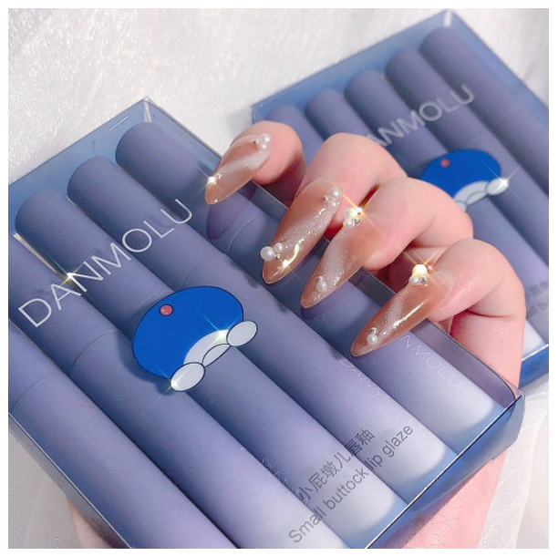 Sét 5 Cây Son Kem Lì DANMOLU Nội Địa Trung | Set 5 cây Son Danmolu nội địa trung - Set 5 cây Son màu đỏ - Hot trend 2021