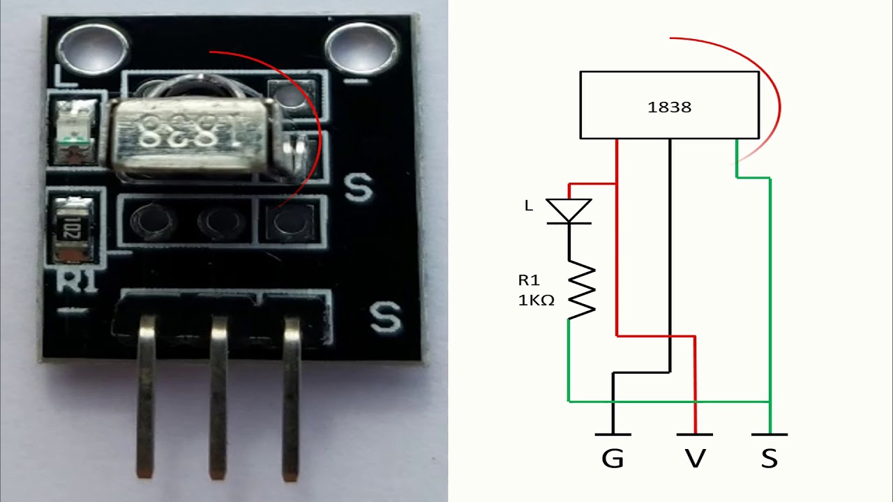 Module cảm biến hồng ngoại KY-022 (Mạch thu tín hiệu hồng ngoại)
