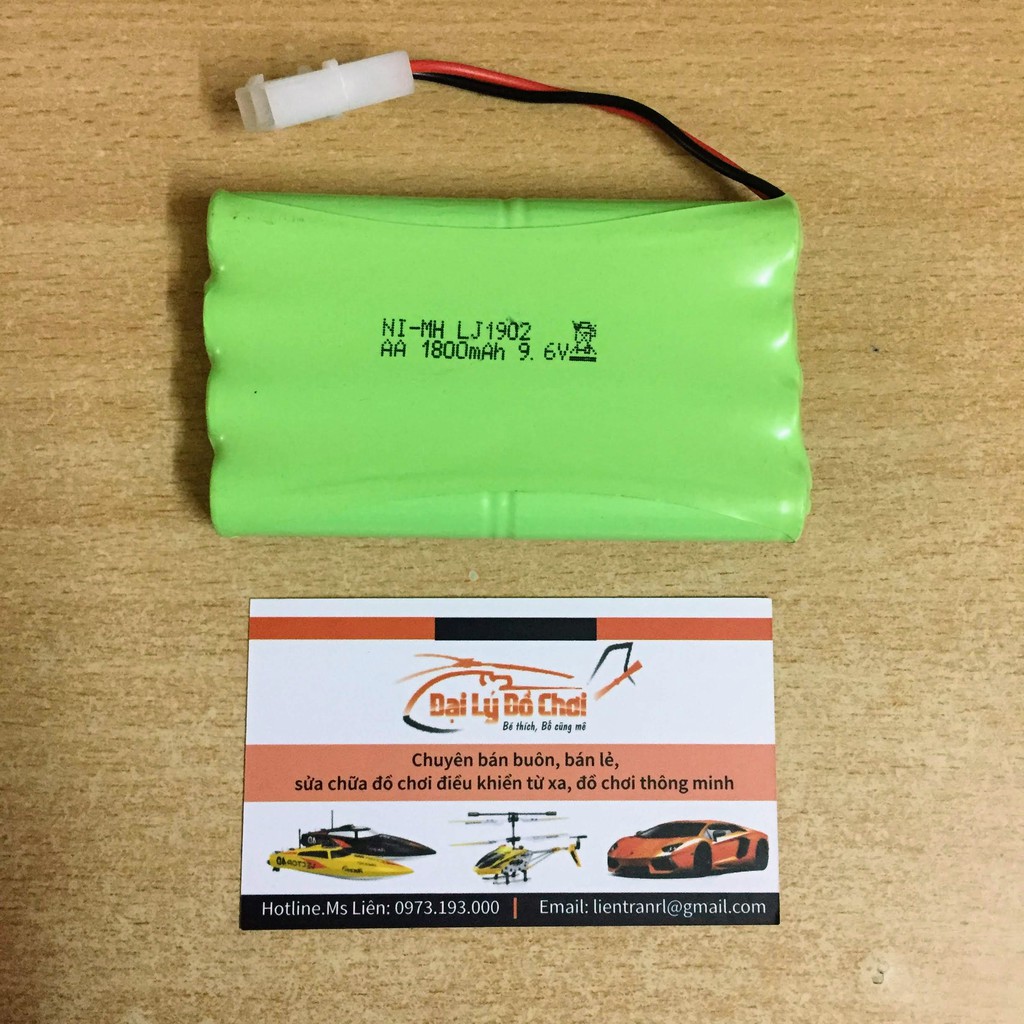 Pin sạc 9.6v 1800mah chân ket2p