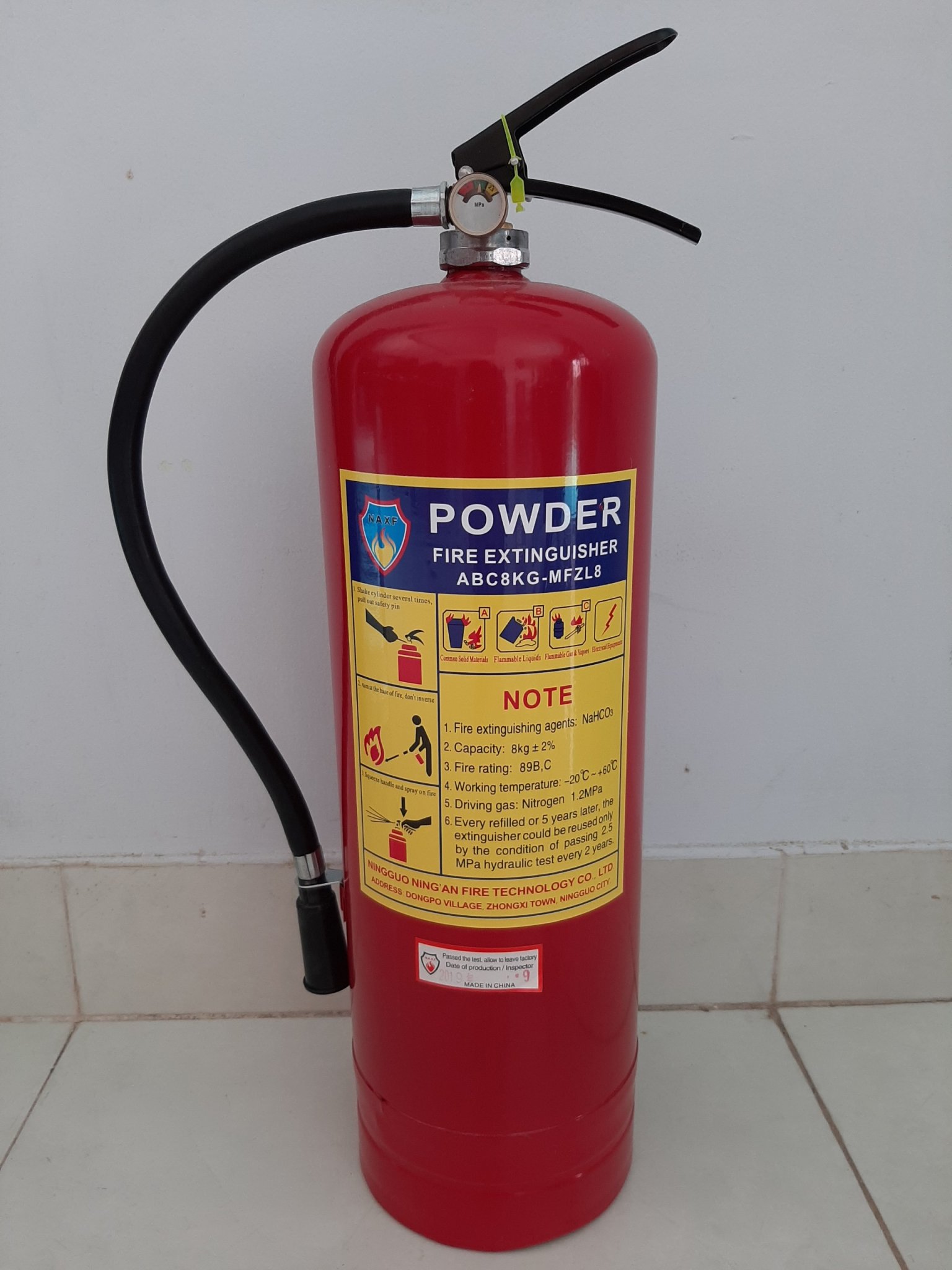 Bình cứu hỏa ABC MFlZ8 8kg
