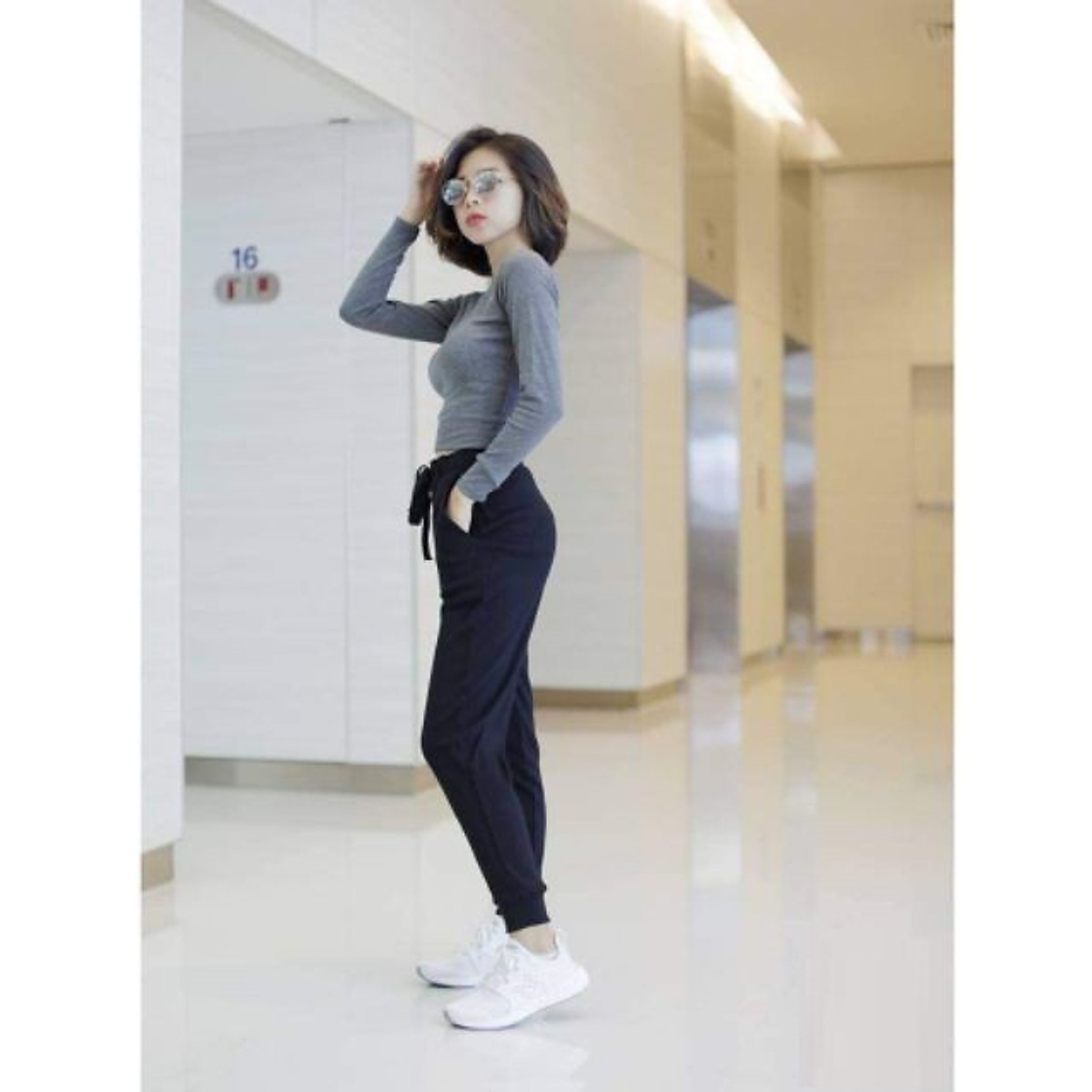 Quần Jogger len tăm dày dặn