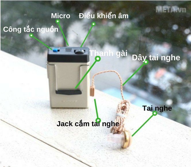 [HCM]Máy trợ thính Rionet HA 20DX