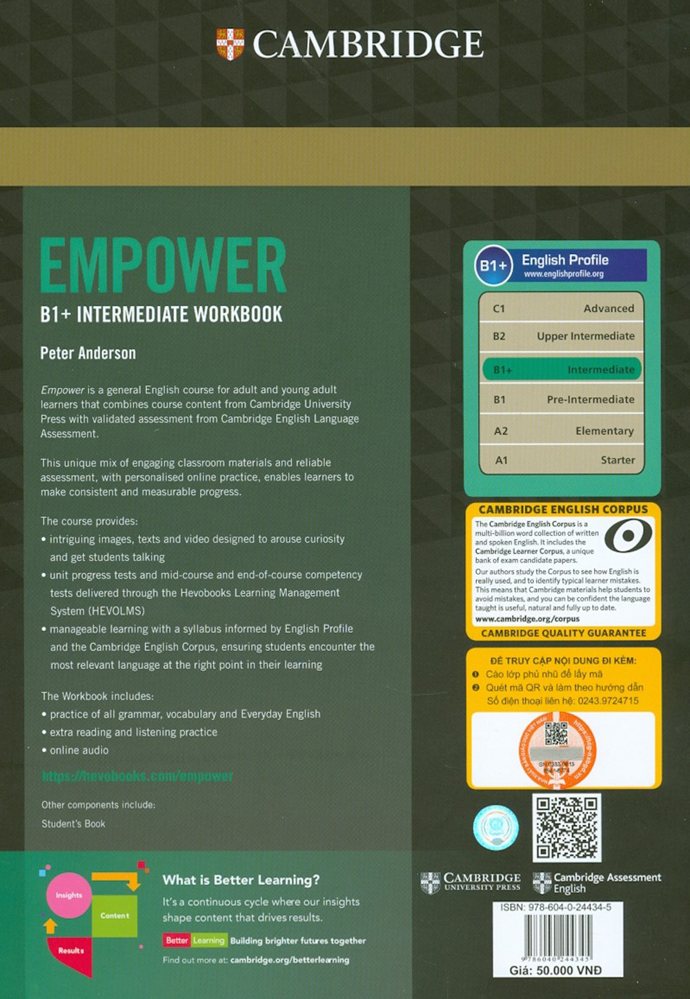 Empower Intermediate Workbook With Online Access - B1+