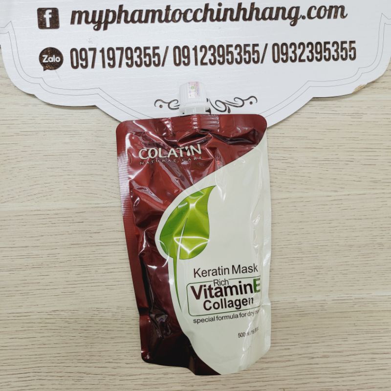 DẦU DƯỠNG TÓC HOẶC DẦU HẤP COLATIN VITAMIN E 500ML