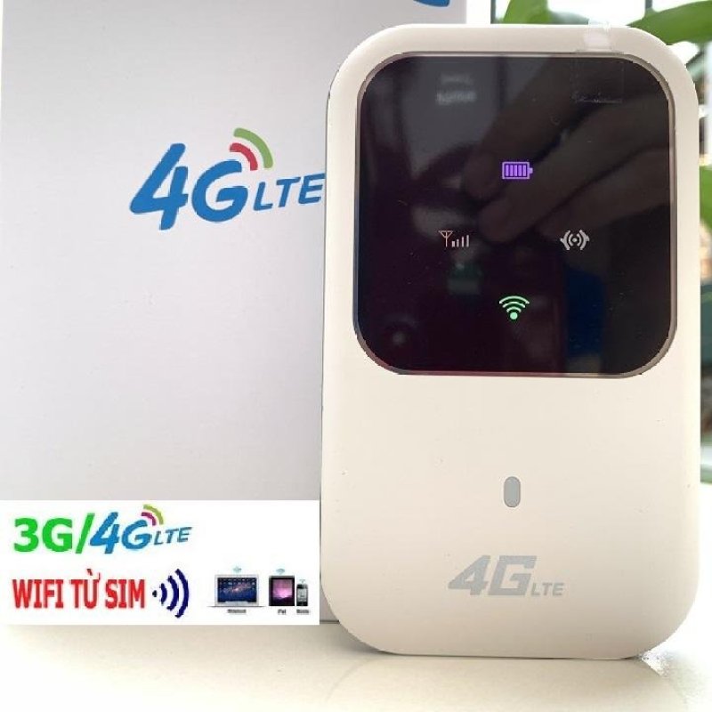Bộ phát sóng wifi 4G từ sim- Cục phát wifi mini cầm tay -Phát wifi 4G LTE MF80 Hàng hiệu ZTE,tốc độ cực cao 150 Mbps