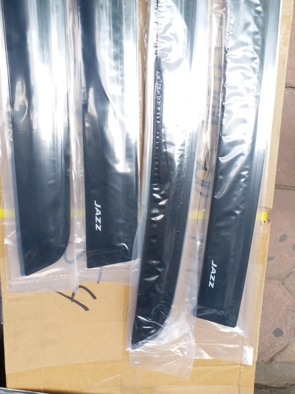 Bộ vè che mưa đen cao cấp xe honda jazz 2014-2021