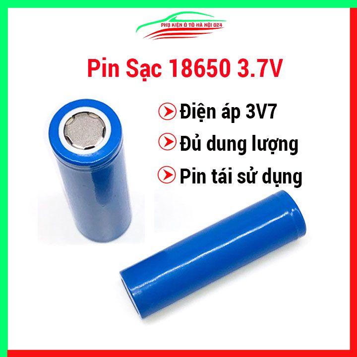 Pin sạc 18650 3.7V dung lượng 1500mA