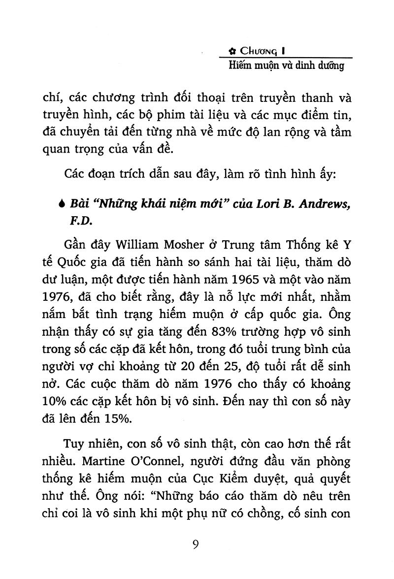 Ohsawa Đặc Trị Hiếm Muộn