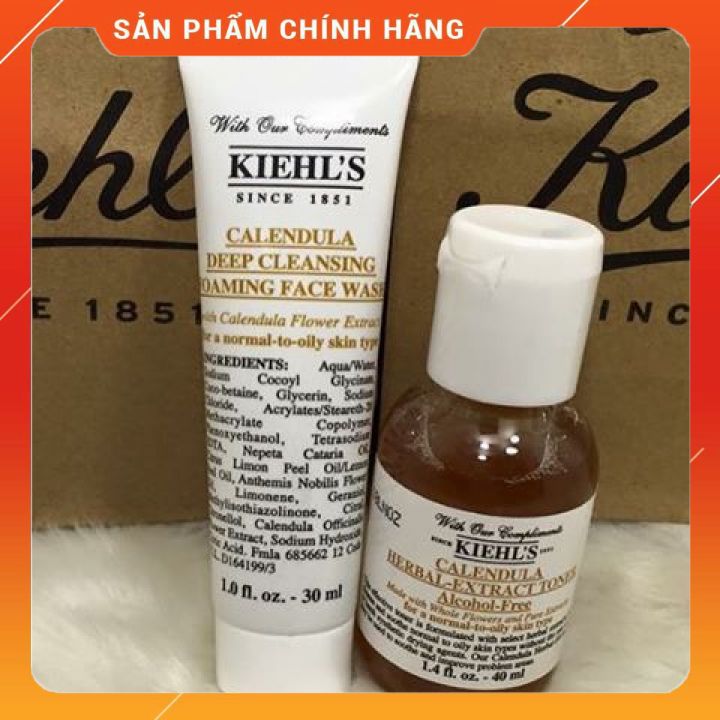 Toner Hoa Cúc Calendula Herbal Extract Alcohol-Free Toner 40ml
