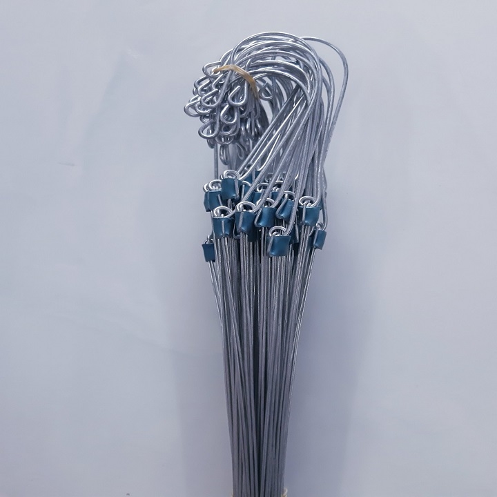 10 Móc kẽm chia 3 treo lan 80cm siêu hot