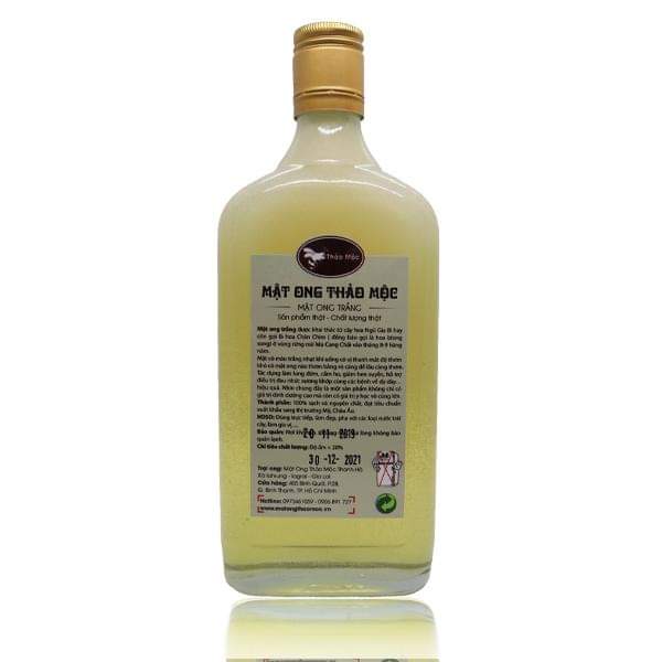 [HCM]MẬT ONG TRẮNG THẢO MỘC CHAI 600ML