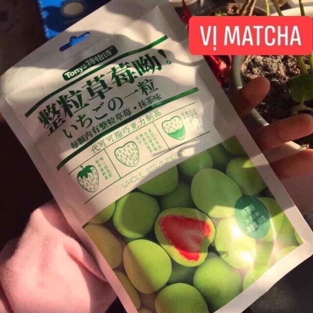 Socola bọc dâu tây (gói 60g)