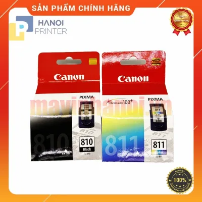 Mực in Canon CL 811 (màu) và PG 810 (đen) chính hãng dùng cho Canon iP2770, iP2772, MP237, MP245, MP258, MP287