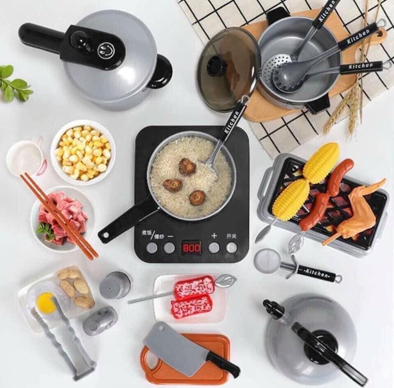 Bộ đồ chơi nấu ăn 36 món kèm đồ ăn mẫu