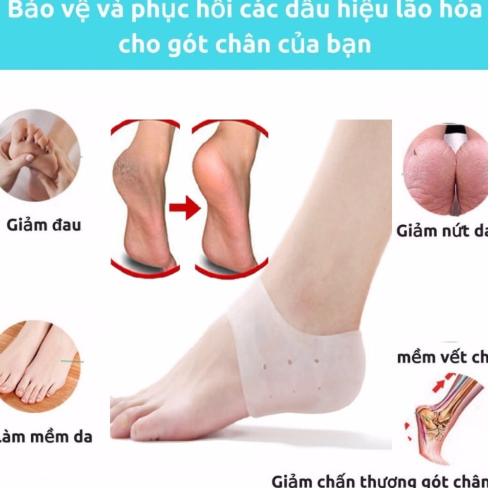 Combo 4 Miếng Đệm Gót Chân Silicon