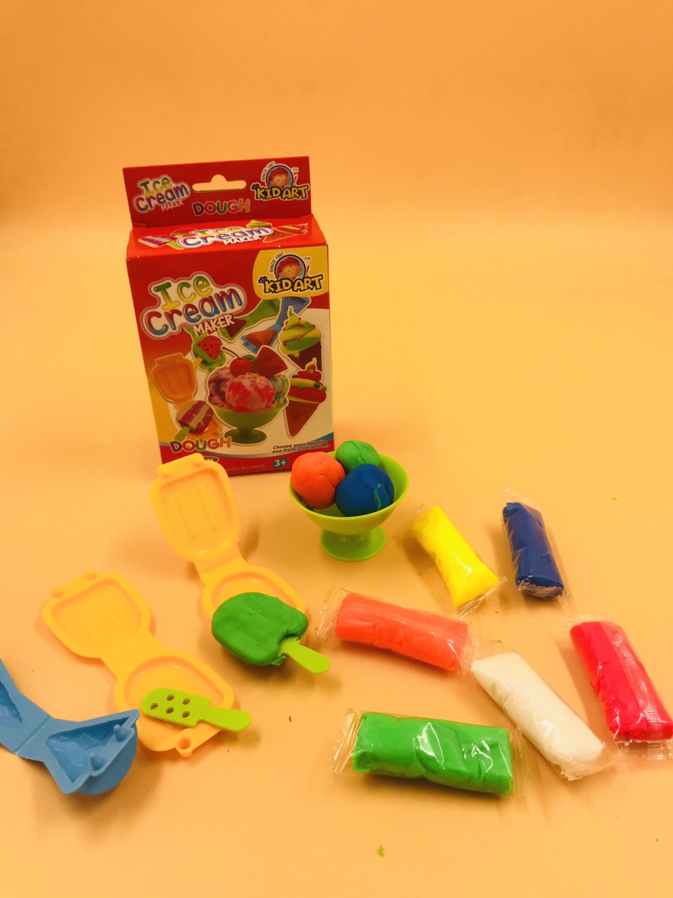 Bột nặn dough 6 màu ICE CREA
