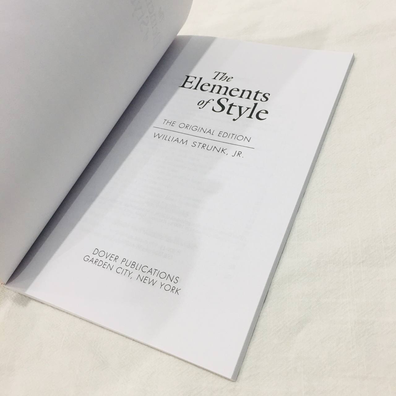 Book - The Elements of Style