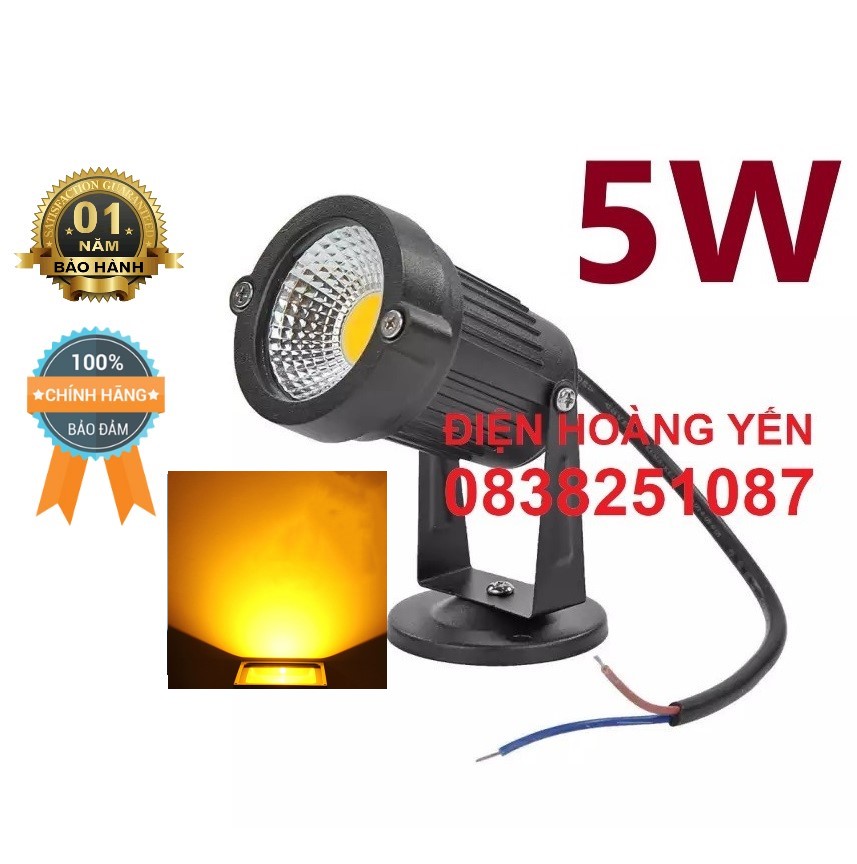 Đèn rọi cob led 5W ngoài trời rọi cỏ chiếu sáng sân vườn