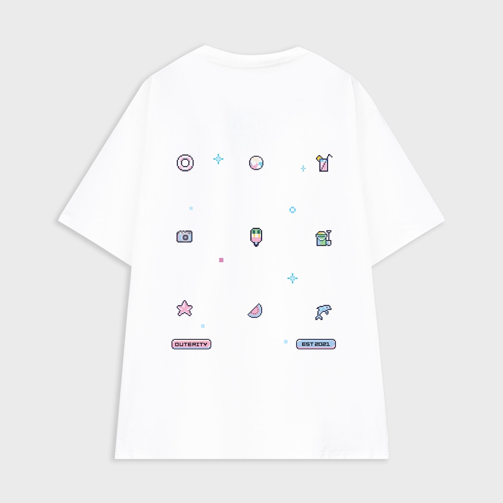 [SF][Mã SKAMPUSH11 giảm 10% đơn 200k] Áo PIXEL ICON TEE - Outerity 116 W
