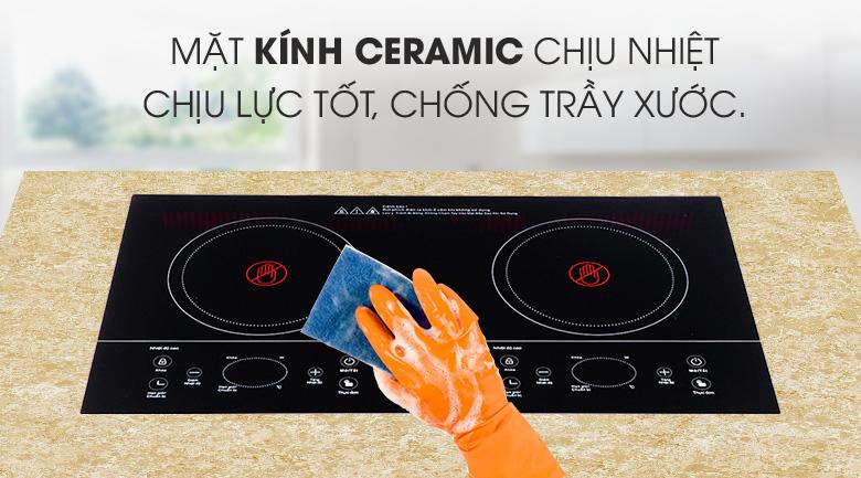 Bếp hồng ngoại đôi Sanaky SNK-201HGW