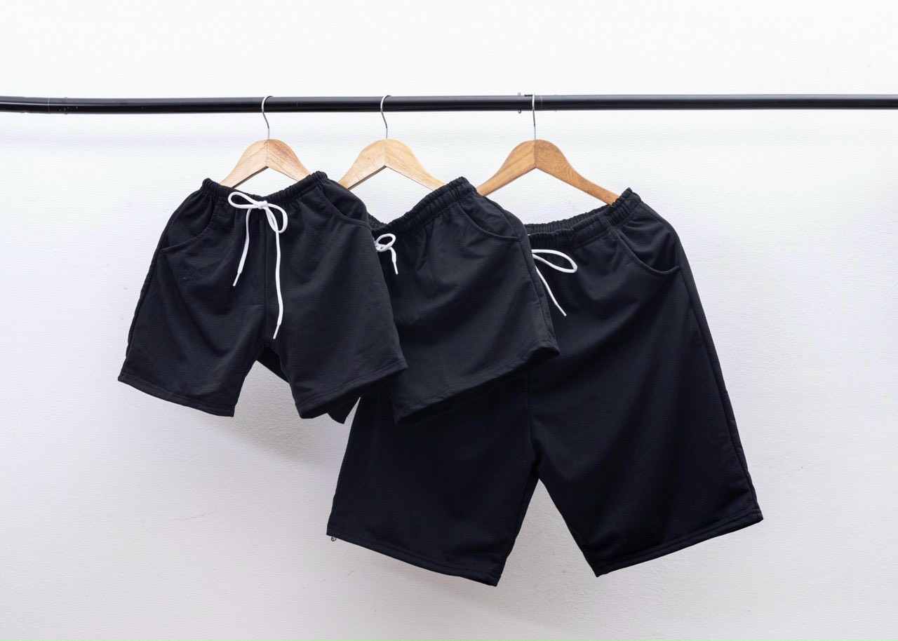 Quần short gia đình chất da cá đủ size 6-95kg