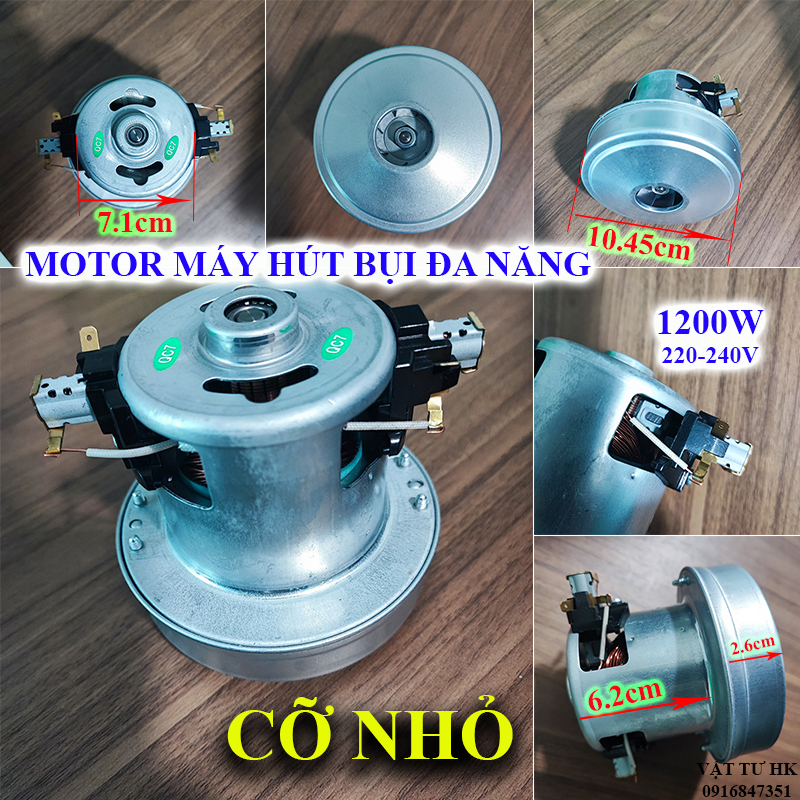 Motor động cơ máy hút bụi đa năng - Mô tơ các size cỡ