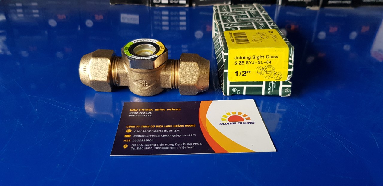 Mắt soi gas Phi 12 ( 1/2') kết nối zắc co