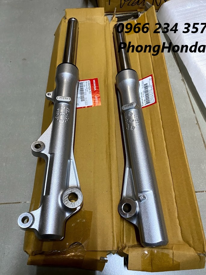 Phuộc trước vision 2014 - 2020 màu bạc chính hãng honda
