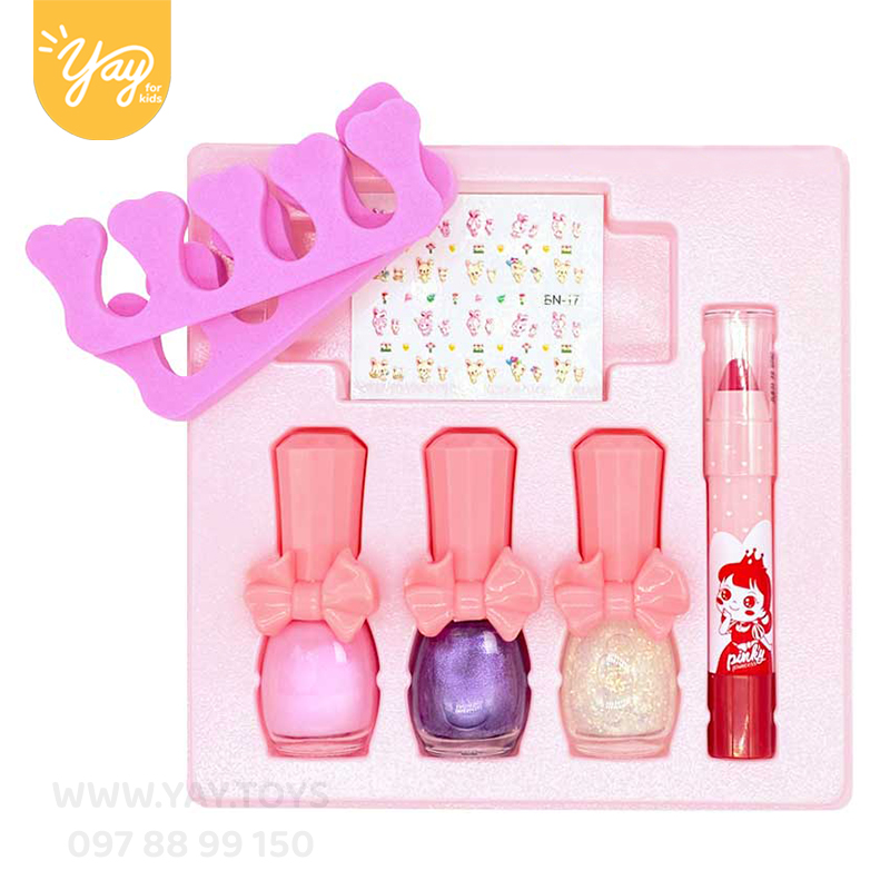 Combo 7 Món Đồ Chơi Trang Điểm Cho Bé 3+ | PINKY