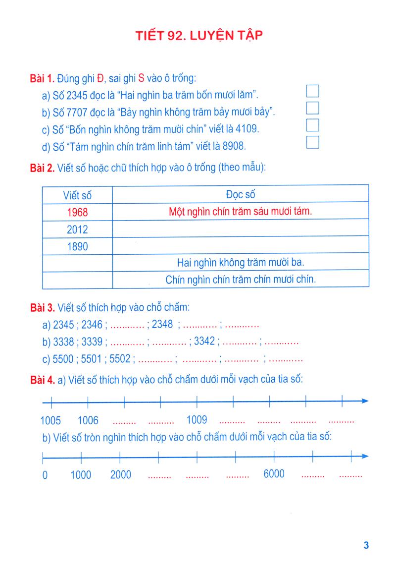 [ Sách ] Vở Bài Tập Toán Nâng Cao Lớp 3 (Quyển 2)
