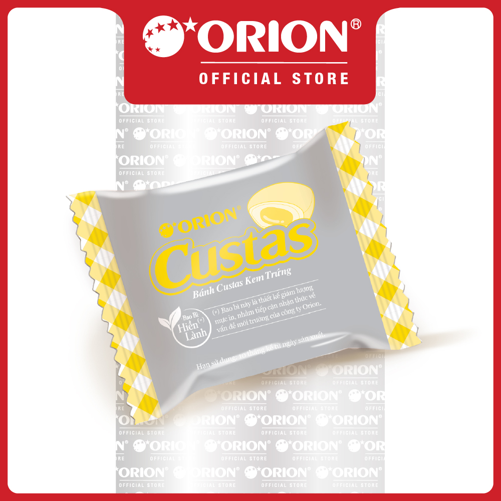 Hộp 20 gói bánh Orion Custas (470g)