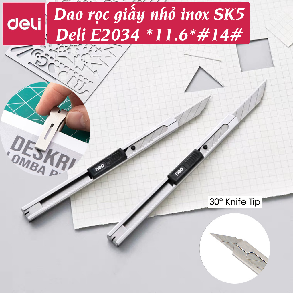 Dao rọc giấy deli e2034