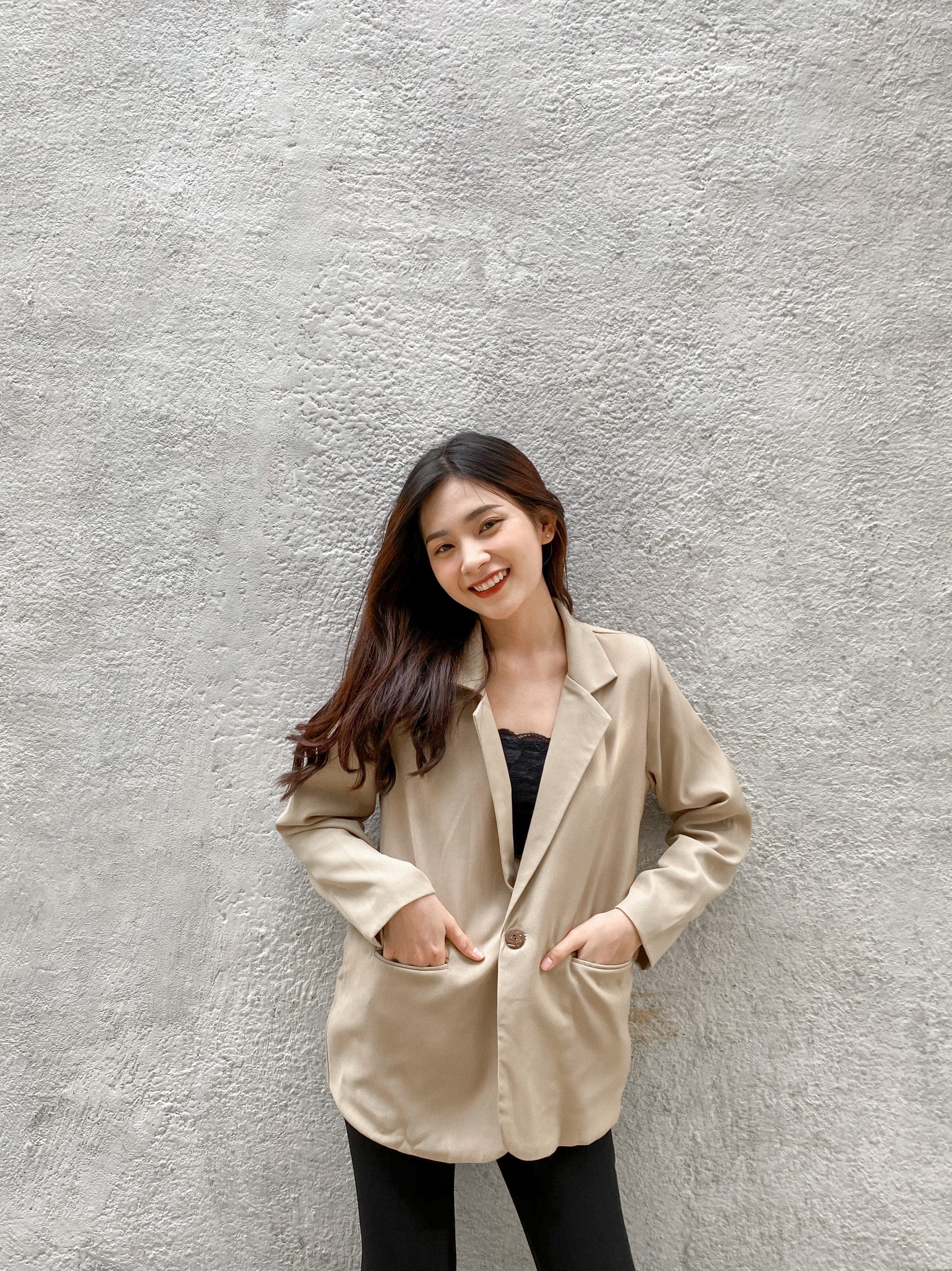 YU CHERRY | Áo khoác nữ kiểu cơ bản Basic blazer II YA401